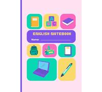 A5 English Notebook: Trendy Notebook with ruled lines: 120 pages Lined English Journal for Students, GCSE & A-Level Revision Notes, Lab Records, Homework, and Study Planning