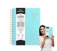 A5 Espiral Diario Planner Notebook, Eficiente Portátil Appointment Planner, Smooth Writing Task Checklist Organizer, Planner for Family, Friends, and Colleagues, Task Organizer for Home