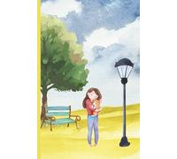 A5 Girl and Dog at the Park Notebook: Unique Custom Birthday Gift, Compact 5.5x8.5 inches, 120 Pages