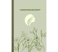 A5 Hardbound 120 GSM Ruled Journal for Queens: 180 Pages | (A Queen knows her worth)