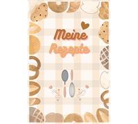 A5 HardCover Rezeptbuch: Mein Kochbuch mit Herz - Zum Eintragen & Gestalten