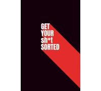 A5 Journal Notebook - Get Your Shit Together Fun Notes Present, Gift: 100 double lined pages