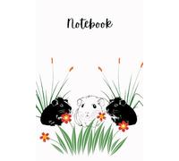 A5 Lined Guinea Pig Notebook: White Notebook with Cute White & Black Guinea Pigs - Journal for Animal Lovers: A charming A5 lined notebook featuring ... note-taking, or gifts for pet lovers.