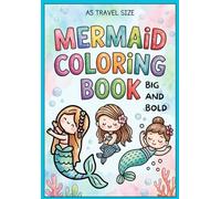 A5 Mermaid Coloring Book (A5 Travel Size Coloring Books for Kids)