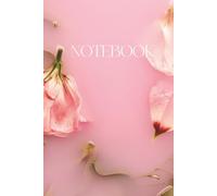 A5 Notebook 6x9" 160 pages Floating Blossoms Ruled Hardback Matte Finish Beautiful Floral Cover