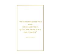A5 Notebook - Stoic Quote - Lined Journal Diary for Daily Writing, Reflection & Mindfulness, 100 Pages, Minimalist Philosophy Notebook: Just begin the work, the rest will follow.
