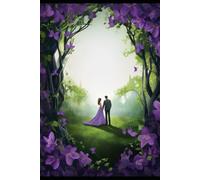 A5 Soft Cover Notebook 200 White Lined Pages Romantic Design