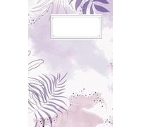 A5 squared notebook with a floral motif: Beautiful Floral Graph Paper Notebook for Math, School Notes, Planning and Daily Writing