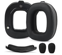 A50 Gen 4 Mod Kit de almohadillas de repuesto, diadema y micrófono, almohadillas de espuma de repuesto compatibles con auriculares Astro A50 Gen 4, almohadillas de espuma viscoelástica de cuero de