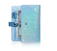 A6 Budget Binder With Zipper Envelopes | Cash Organizer Planner Wallet With 12 Refillable Pockets | Budgett Binderr | Soft PVC Cover 6 Ring Binder | Cash Stuffing Envelope System | Money Wallett | Sav