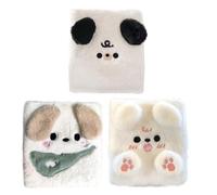 A6 Plush Binder Card Storage Book - Sticker Collecting Album | Scrapbooking Organizer for Receipts, Tickets, Artists, Students, DIY Crafts, Label Making, Home, Office