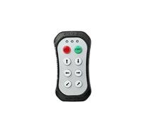 A600 6 Botones de Marcha única Industrial inalámbrico Radio grúa interruptores de Control Remoto Elevador Puente grúa Controlador(Blue 2T1R)