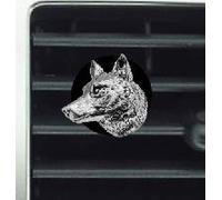 A66 - Kit de ambientador de cabeza de lobo para decoración de coche, furgoneta, camión, mini autobús