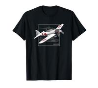 A6M Zero Hunter Japón WW2 avión de combate Camiseta
