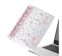 A7 Budget Binder Cover, Glitter Star Binder Cover, Planner Shell