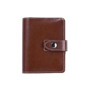 A7 Leather Japanese Stationery Portable Journal Notebooks Travelers Notebook Diary Notepad Sketchbook Office Para escribir y tomar notas(Brown)