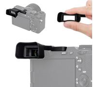 A7CII A7CR - Visor ocular de silicona suave extendida para cámara ocular especialmente diseñado para Sony Alpha A7C II A7C R cámara de fotograma completo con tapa de zapata (no compatible con cámara