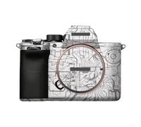 A7M5 - Funda protectora antiarañazos para cámara Sony ILCE-7M5 / A7 V, A7V, accesorios de película protectora (circuito blanco, para Sony A7V/A7M5)