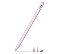 A8 Rosa Lápiz para iPad 2018-2025,Metapen Lapiz Tablet Tactil Compatible con iPad 11 A16/10/9/8/7/6,Pro 11"/12.9"/M4,Air 3/4/5/M2/M3,Mini 5/6,Rechazo de Palma,Recarga Rápida,Ideal para Notas,Dibujo