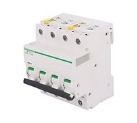 A9F05463 Interruptor de sobrecorriente 400VAC lNenn: 63A polos: 4 para carril...