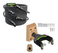 AA AUDIO ACCESSORY Auto-Lock Soporte Guitarra y cables XLR pack de 2 (6m)