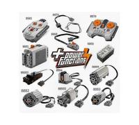 (AA Battery Box) Lego Technic Power Functions Parts Lot with Motor, Remote, Receiver & Battery Box for Building Sets