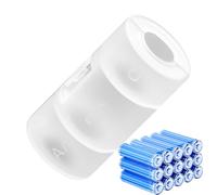 AA Battery Converter, C D Adapter Holder, Universal Size Replacement with Build, Compact Lightweight Battery Adapter with Secure Fit, Power Converter for Home Workshop