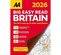 The AA – AA Big Easy Read Atlas Britain 2026 – Encuadernado en espiral
