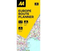 AA European Route Planner Map (AA Road Map Europe Series / European Road Maps)