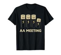 AA Meeting Batería Humor Diseño Gráfico Camiseta