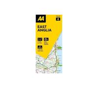 AA Road Map East Anglia: 1:200000: 4 (AA Road Map Britain series)
