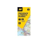 Road Map Provence & French Riviera (AA Touring Map France 04) (AA Road Map France Series 04) Folded Map