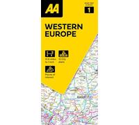 AA Road Map Western Europe: 1 (AA Road Map Europe Series)