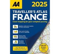 AA Traveller's Atlas France 2025 (AA Road Atlas)