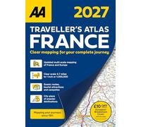 AA Travellers Atlas France 2027 Flexi Bound