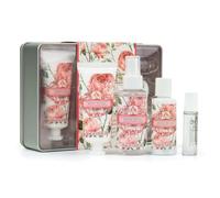 AAA Body Care Tin Gift Set with Fragrance and Moisturiser, Rose Scent | Rose Petal Pamper Tin for Body and Hands, Moisturises and Nourishes, for All Skin Types, Vegan Friendly Formula
