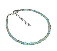 AAA+ Etíope Welo Multi Fire Opal - Cuentas de lágrima lisas ~ Piedra semipreciosa natural de ópalo Welo de 4 mm a 6 mm, gotas sueltas ~ hebra de 6 pulgadas