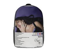 aaaaab Olivia Poster Rodrigo Music（发货） Mochilas para niños Mochila Escolar Divertida para niños Mochila para niños Mochila de Viaje Mochila para Estudiantes Libro Bolsa de papelería17 Pulgadas
