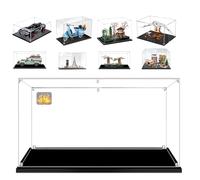 AAABOX 40x25x25cm 3mm Acrílico Vitrina para Lego Tranquil Garden 10315 Land Rover Classic Defender 90 10317 Vespa 125 10298 Paris Skyline 21044 Endor Chase 75353,Transparente Grande Caja de Exhibición