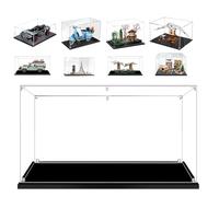AAABOX 40x25x25cm 3mm Acrílico Vitrina para Lego Tranquil Garden 10315 Land Rover Classic Defender 90 10317 Vespa 125 10298 Paris Skyline 21044 Endor Chase 75353,Transparente Grande Caja de Exhibición