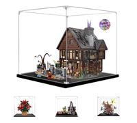 AAABOX Cubo Vitrina 30x30x30cm,3mm Transparente Acrílico Caja de Exhibición para Lego The Sanderson Sisters Cottage 21341 10370 60375 75583 76261 y Balon Futbol Baloncesto