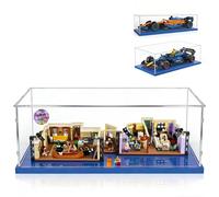 AAABOX Vitrina Expositora Acrilica para Lego Coche Escala 1/8 Mclaren 42141 Red Bull 42206 Ferrari SF24 42207 Friends Apartments 10292 Mercedes Amg F1 42171 (70x34x16)