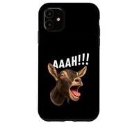 Aaah!! Funny Goat Halloween Farmer Goat Whisperer Farm Carcasa para iPhone 11