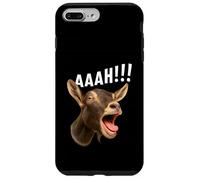 Aaah!! Funny Goat Halloween Farmer Goat Whisperer Farm Carcasa para iPhone 7 Plus/8 Plus