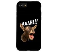 Aaah!! Funny Goat Halloween Farmer Goat Whisperer Farm Carcasa para iPhone SE (2020) / 7/8