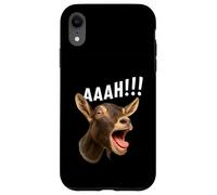 Aaah!! Funny Goat Halloween Farmer Goat Whisperer Farm Carcasa para iPhone XR