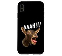 Aaah!! Funny Goat Halloween Farmer Goat Whisperer Farm Carcasa para iPhone XS MAX