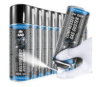 AAB Cooling Compressed Gas Duster 400ml - Conjunto de 10 - Spray de Hielo para Congelación de Tuberías, Congelar, Hielo, Enfriamiento