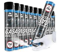 AAB Cooling Compressed Gas Duster 750ml - Conjunto de 10 - Spray de Hielo para Congelación de Tuberías, Spray para Congelar, Hielo Spray, Spray de Congelación, Spray de Enfriamiento