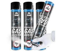 AAB Cooling Compressed Gas Duster 750ml - Conjunto de 3 - Spray de Hielo para Congelación de Tuberías, Spray para Congelar, Hielo Spray, Spray de Congelación, Spray de Enfriamiento